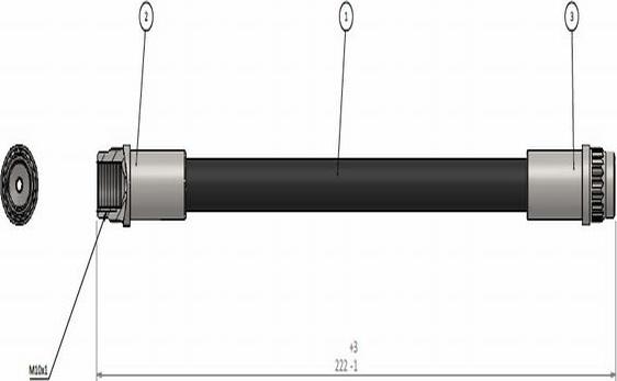 CAVO C800 564A - Flexible de frein cwaw.fr