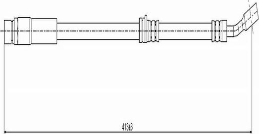 CAVO C800 515A - Flexible de frein cwaw.fr