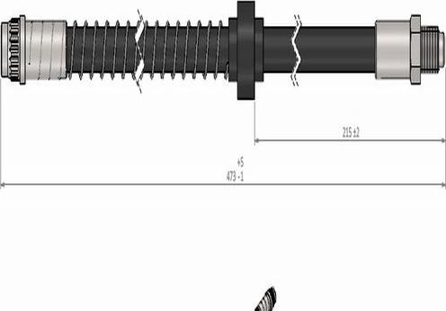 CAVO C800 524A - Flexible de frein cwaw.fr