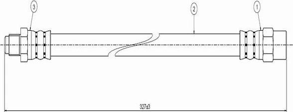 CAVO C800 095A - Flexible de frein cwaw.fr