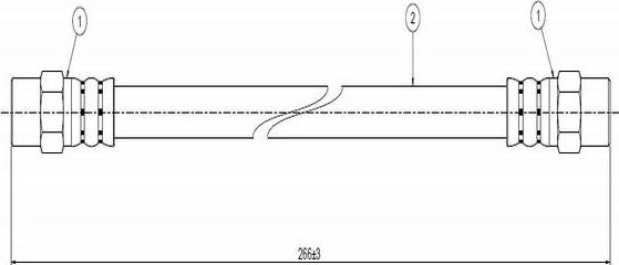 CAVO C800 060A - Flexible de frein cwaw.fr