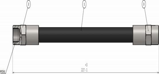 CAVO C800 007A - Flexible de frein cwaw.fr