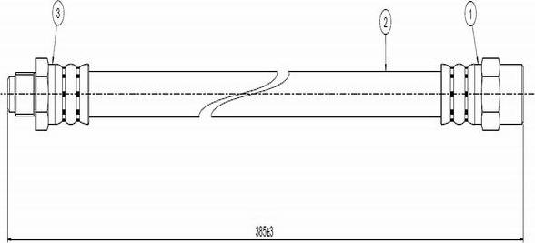 CAVO C800 112C - Flexible de frein cwaw.fr