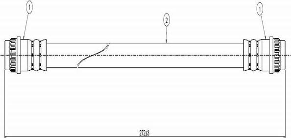 CAVO C800 173A - Flexible de frein cwaw.fr