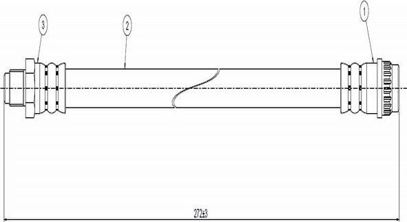 CAVO C800 319A - Flexible de frein cwaw.fr