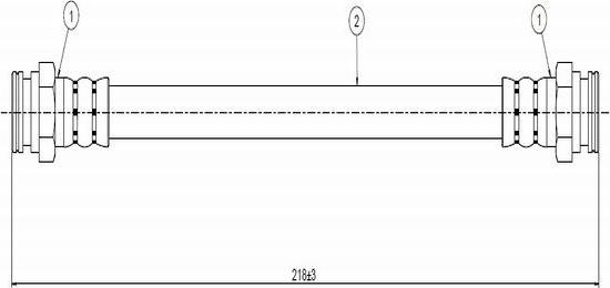 CAVO C800 310B - Flexible de frein cwaw.fr