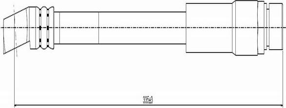 CAVO C800 260A - Flexible de frein cwaw.fr