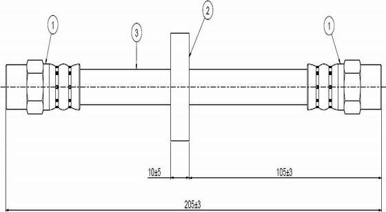 CAVO C800 261A - Flexible de frein cwaw.fr