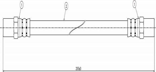 CAVO C800 234A - Flexible de frein cwaw.fr