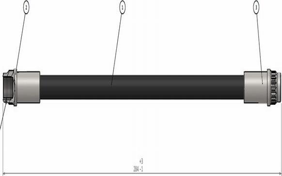 CAVO C800 756A - Flexible de frein cwaw.fr