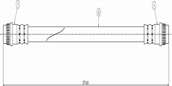 CAVO C800 758A - Flexible de frein cwaw.fr