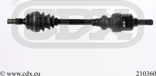 CDX 210360 - Arbre de transmission cwaw.fr