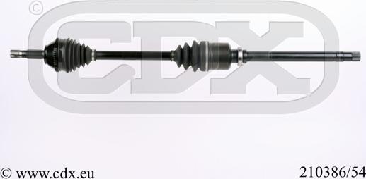 CDX 210386/54 - Arbre de transmission cwaw.fr