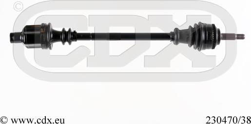 CDX 230470/38 - Arbre de transmission cwaw.fr