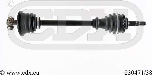 CDX 230471/38 - Arbre de transmission cwaw.fr