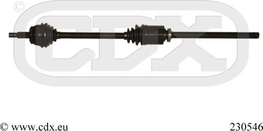 CDX 230546 - Arbre de transmission cwaw.fr