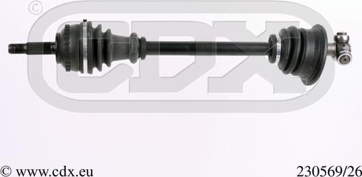 CDX 230569/26 - Arbre de transmission cwaw.fr