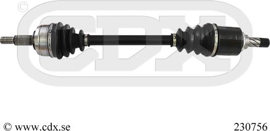 CDX 230756 - Arbre de transmission cwaw.fr