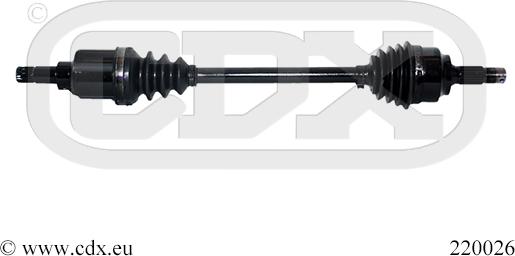 CDX 220026 - Arbre de transmission cwaw.fr