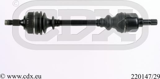 CDX 220147/29 - Arbre de transmission cwaw.fr