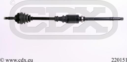 CDX 220151 - Arbre de transmission cwaw.fr