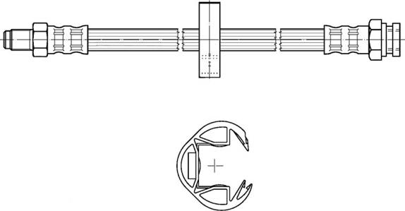 CEF 511411 - Flexible de frein cwaw.fr