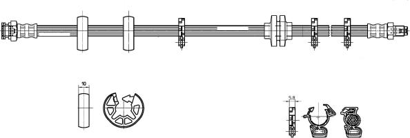 CEF 511544 - Flexible de frein cwaw.fr