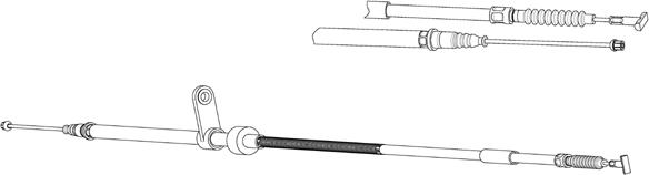 CEF AR02144 - Tirette à câble, frein de stationnement cwaw.fr