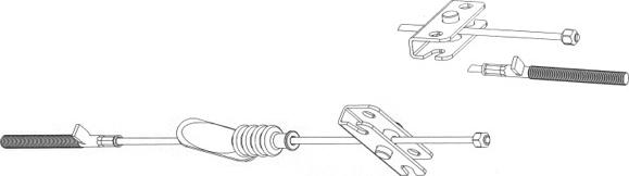 CEF AR02139 - Tirette à câble, frein de stationnement cwaw.fr