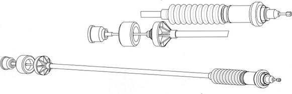 CEF CT01159 - Tirette à câble, commande d'embrayage cwaw.fr