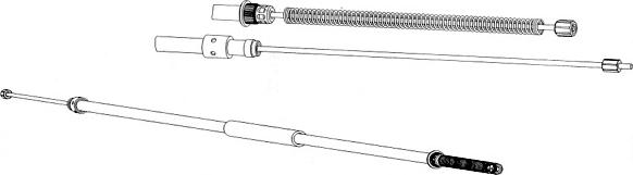 CEF CT02126 - Tirette à câble, frein de stationnement cwaw.fr