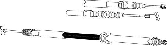 CEF FA02212 - Tirette à câble, frein de stationnement cwaw.fr