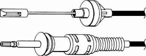 CEF VW01158 - Tirette à câble, commande d'embrayage cwaw.fr