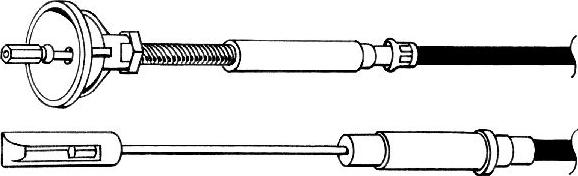 CEF VW01121 - Tirette à câble, commande d'embrayage cwaw.fr