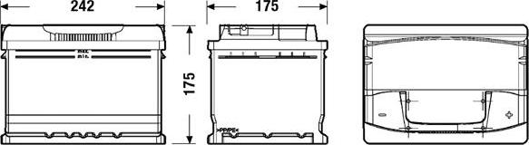 CENTRA CA612 - Batterie de démarrage cwaw.fr