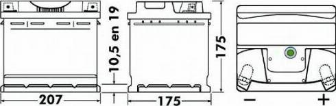 CENTRA CB443 - Batterie de démarrage cwaw.fr