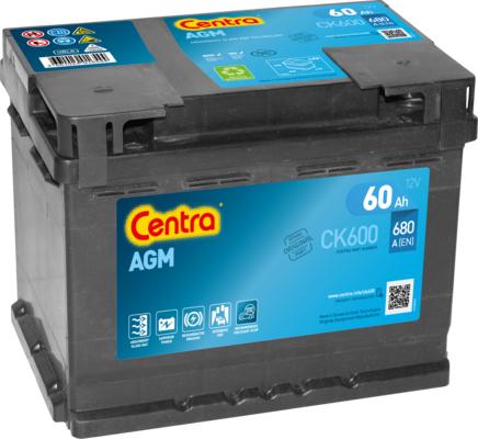 CENTRA CK600 - Batterie de démarrage cwaw.fr