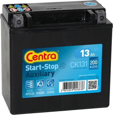 CENTRA CK131 - Batterie de démarrage cwaw.fr