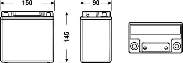 CENTRA CK131 - Batterie de démarrage cwaw.fr