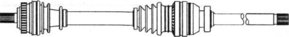 Cevam 5163 - Arbre de transmission cwaw.fr