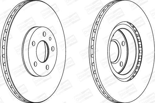 Champion 561520CH - Disque de frein cwaw.fr