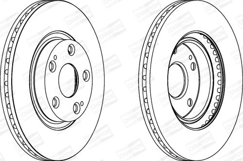 Champion 562430CH - Disque de frein cwaw.fr