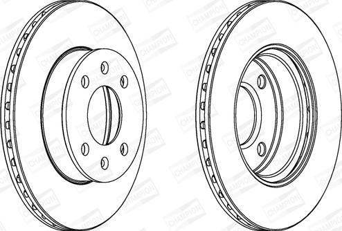 Champion 562428CH - Disque de frein cwaw.fr
