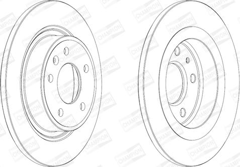 Champion 562640CH - Disque de frein cwaw.fr