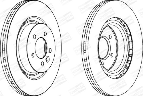 Champion 562654CH-1 - Disque de frein cwaw.fr