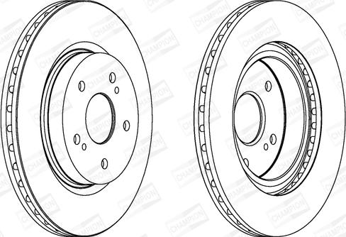 Champion 562632CH - Disque de frein cwaw.fr