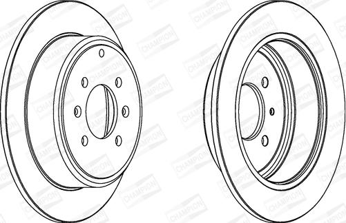 Champion 562042CH - Disque de frein cwaw.fr