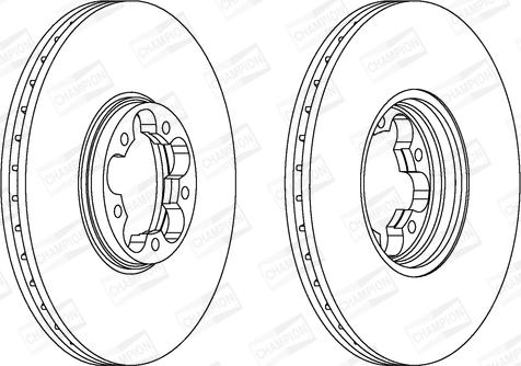 Champion 562140CH - Disque de frein cwaw.fr