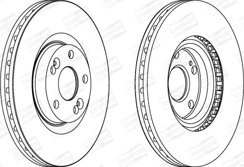 Champion 562150CH - Disque de frein cwaw.fr