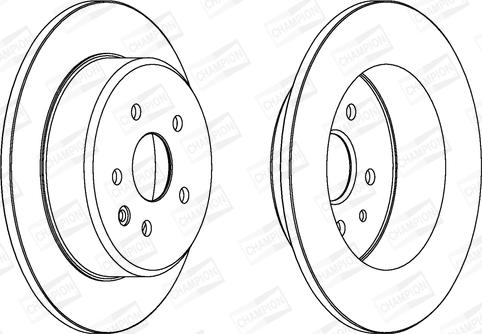 Champion 562830CH - Disque de frein cwaw.fr